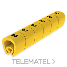 UNEX - SENALIZ.PVC PLAST.2-5mm -8- AMARILLO
