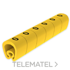 UNEX - SENALIZ.PVC PLAST.4-8mm -0- AMARILLO