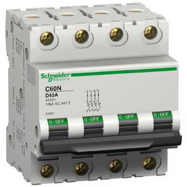 SCHNEIDER ELECTRIC - MAGNETOT.PIA C60N 4P 6A CURVA D