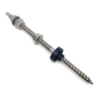 DSPSolar - TORNILLO PERF. DOBLE ROSCA INOX 200mm