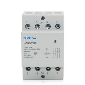 CHINT - CONTACTOR MOD. 63A 4NA 230V 3MOD.