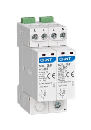 CHINT - PROTECTOR SOBRET.TRANS.4P, 20/10kA 2 MOD.