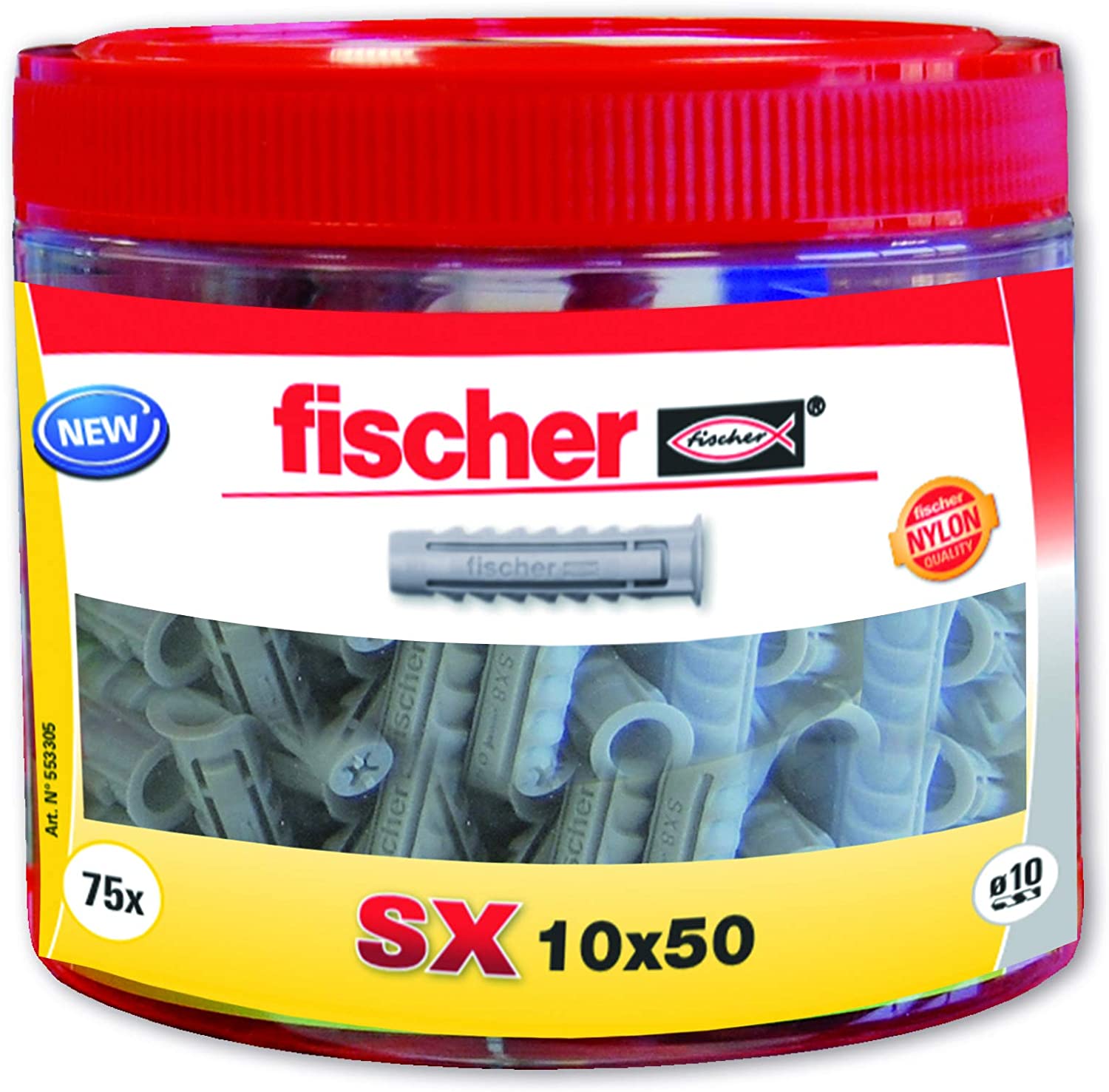 FISCHER - TACO EXP.SX 10x50 ROUND BOX 75 U.