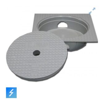 PINAZO - ARQUETA TOMA TIERRA 200mm POLIESTER