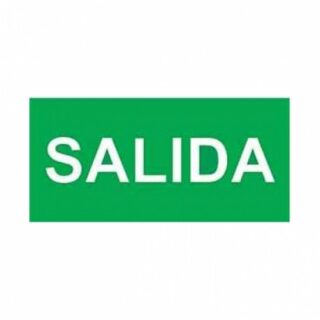 NORMALUX - PICTOGRAMA TEXTO "SALIDA"