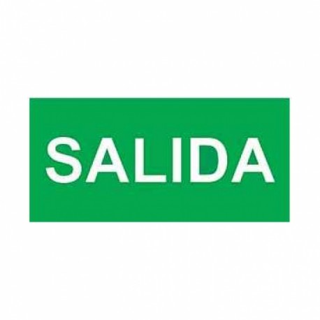 NORMALUX - PICTOGRAMA TEXTO "SALIDA"