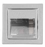 FARO - LUMINARIA EMPOT.CARRE-4 JCG4 PIN 20W GR.MET.