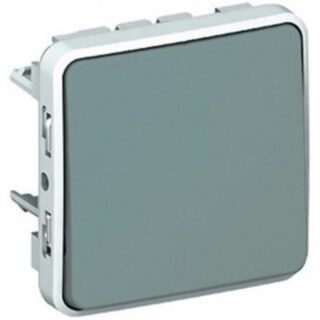 LEGRAND - CONMUTADOR 10A/250V GRIS PLEXO-E