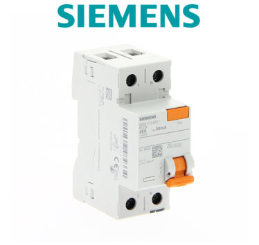 SIEMENS - DIFERENCIAL CL. AC 2P 40A 30mA MAN.NARANJA