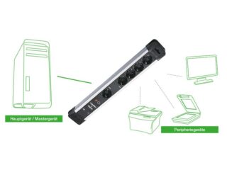 FAMATEL - REGLETA 1 MASTER+4ESCL. SCHUKO 2mt 3G1,5mm