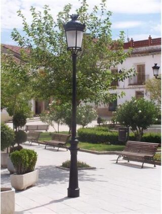 LED&POLES - COLUMNA ART. CV-30 ESMALT. 3mts.