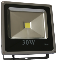 RTS - PROYECTOR LED PLANO 30W 3000K GRIS