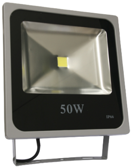 RTS - PROYECTOR LED PLANO 50W 3000K GRIS