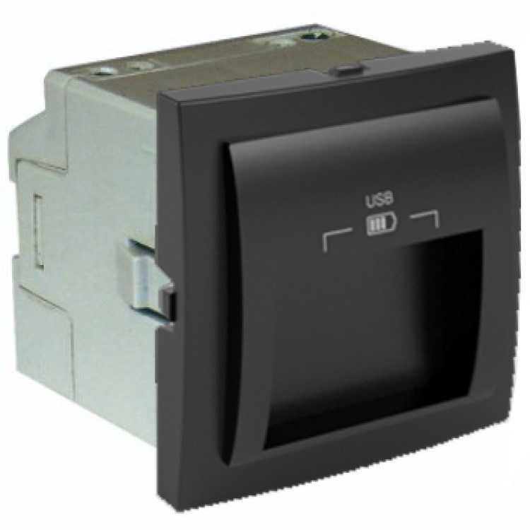 EFAPEL - DOBLE CARG.USB TIPO SAL.20º 2M NEGRO - Imagen 2