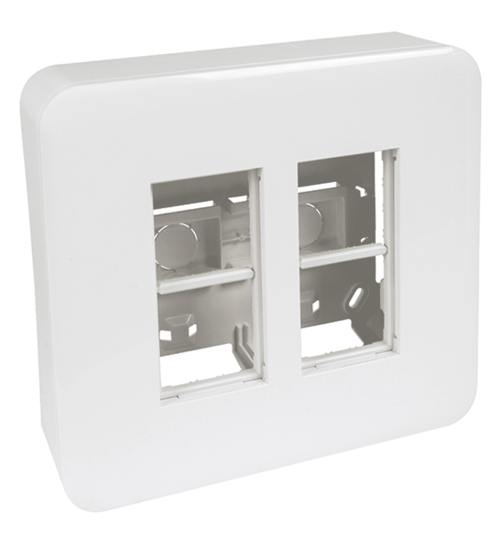 EFAPEL - PUESTO TRABAJO SUPERF. 2x4 MÓDULOS BLANCO