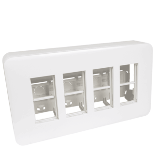 EFAPEL - PUESTO TRABAJO SUPERF. 4x4 MÓDULOS BL