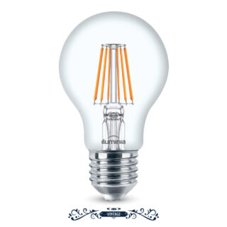 ILUMINIA - LAMPARA CLASICA FIL. ALAZAR 8W 2700K 810lum.