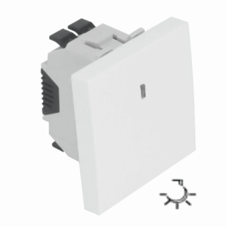 EFAPEL - PULS.LUMIN.SIMB.LUZ 250V 2 MOD.COLOR BL