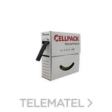 CELLPACK - TUBO TERM. S/ADHES.SB 3,2-1,6 NEGRO (CAJA)