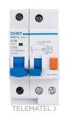 CHINT - MAGNETOT+DIF. 1P+N 16A 30mA CL.A 6kA 2M.