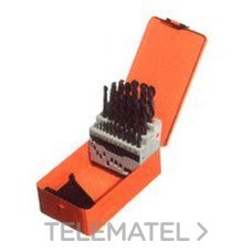 CIMCO - JUEGO 19 BROCAS P/METAL CAJA METALICA