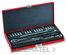 CIMCO - JGO.LLAVES DE VASO 1/4" 33 PZA.