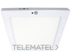 CONALUX - PLAFON SUP. CUAD. CON SENSOR 18W 6000K BL.