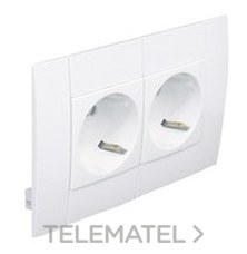 EFAPEL - BASE DBL.SCHUKO PROT.CAN.75mm 4M Q-45 BL