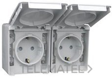 EFAPEL - DOBLE SCHUKO HOR. ESTANCA 48 BLANCO