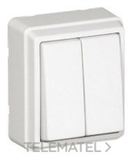 EFAPEL - DOBLE CONMUTAD. SUPERFICIE S.3700 BL