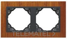 EFAPEL - MARCO DOBLE ARBORE CAOBA/GRIS