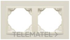 EFAPEL - MARCO DOBLE ANIMATO NEGRO/NEGRO