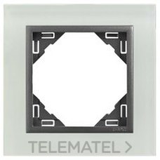 EFAPEL - MARCO SIMPLE CRYSTAL NEGRO/NEGRO