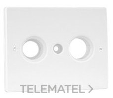 EFAPEL - TAPA TOMA MULTIMARCAS R-TV 2 SALIDAS SIRIUS 70 BLANCO