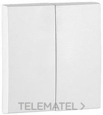 EFAPEL - TECLA DOBLE LOGUS ALUMINIO