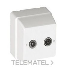 EFAPEL - TOMA R-TV SUPERFICIE INTERM. S3700 BL.
