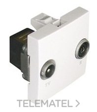 EFAPEL - TOMA R-TV FINAL 2M Q-45 ALUMINIO