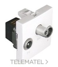 EFAPEL - TOMA R-TV-SAT ESTRELLA 2M Q-45 NEGRA