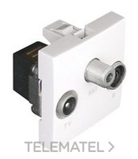 EFAPEL - TOMA R-TV-SAT FINAL 2M Q-45 BLANCO