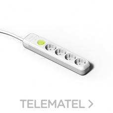 FAMATEL - BASE 4 SCHUKO C/INT. 3m BLANCO