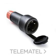 FAMATEL - BASE TT 16A 250V C/TAPA PRENSA.NG