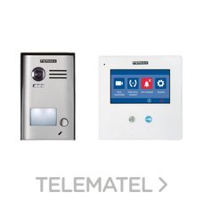 FERMAX - KIT VIDEO WAY SLIM 4,3" 1/L PARA VIVIENDAS UNIFAMILIARES, BLANCO