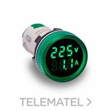 FERNANDO CARRASCO - PILOTO VOLT.AMP.DIG.Ï 22,5mm 48-500Vca VD