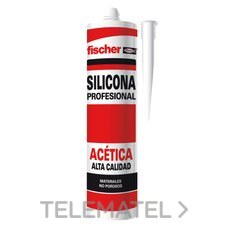 FISCHER - SILICONA ACETICA F1 BLANCA