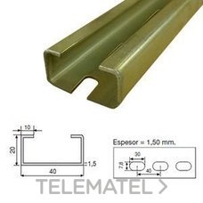 GAESTOPAS - MT. PERFIL C-4020A-G PERFORADO GALVAN.