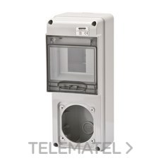 GEWISS - CAJA DISTR.Q-DIN 5M P/1 BASE 16A IP65