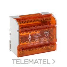IDE - BLOQUE REPARTIDOR 4P 9 TERMINALES 100A