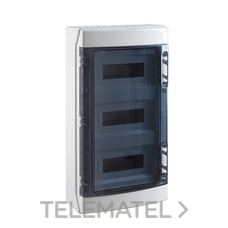 IDE - CAJA IP65 SUPF.3x12MOD.ABS GR.TP