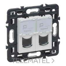 LEGRAND - BASE VALENA NEXT 2XRJ45 UTP CAT.6 BL