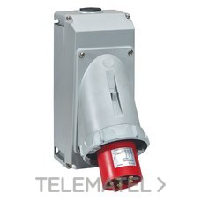 LEGRAND - CLAVIJA MURAL P17 63A 4P + TT 415V IP67